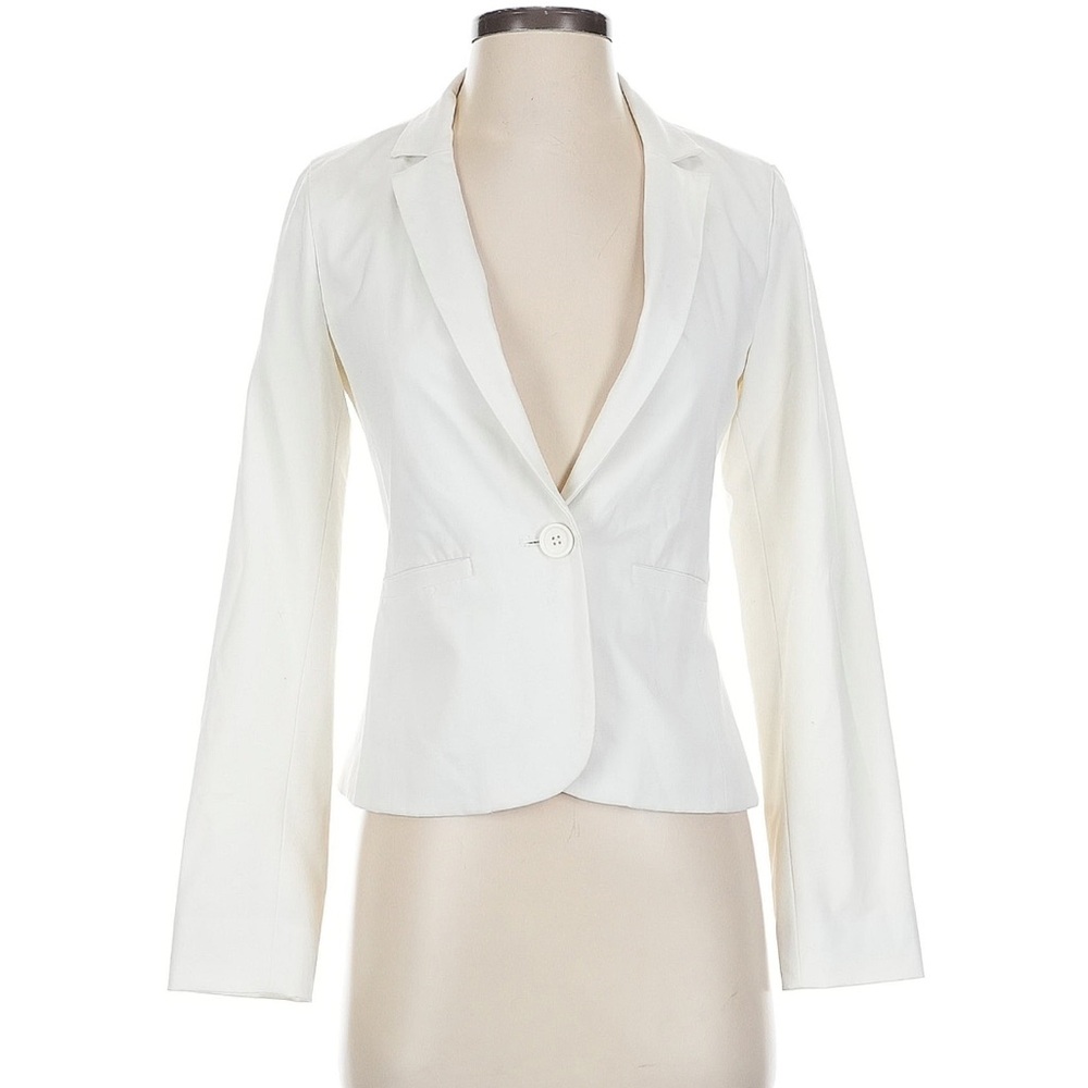 Frenchi Classic White Blazer
